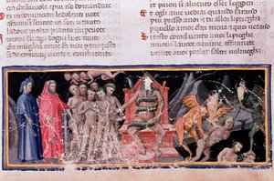 ミノスは罪を裁き、魂を処分する（『神曲』の地獄の歌5） - ミニチュア