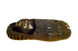 16世紀の男性用の靴のモデル。ミラノ、カステッロ美術館 作： Unknown artist