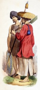 ナチュラル（ベトナム土着）とコチコチの兵隊さん。ベトナムのV.1840。 作： Unknown artist