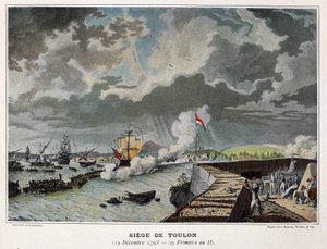 海戦。Siege of Toulon 19/12/1793 - in "The naval battles of Napoleon"
