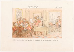 将校食堂、歩兵連隊の生活風景より 作： Unknown artist
