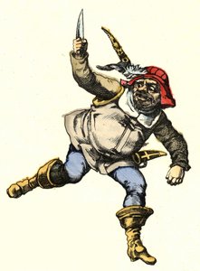オーガ。シャルル・ペローの「Le Pepetit Poucet」という物語の挿絵 作： Unknown artist
