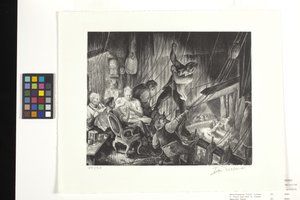 オン・ザ・フライ・レール (リトグラフ) 作： Unknown artist