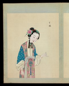 京劇人物肖像画100点 19世紀末～20世紀初頭（絹本、墨、彩色、金彩、50葉のアルバム） 作： Unknown Artist