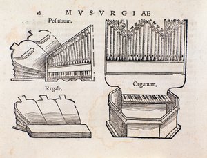 オルガンの表現。Musurgia practical manual of musicから引用しています。