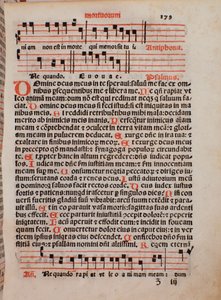 典礼書「Liber Sacerdotalis」（カステッリーニ著）のページ 作： Unknown artist