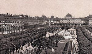 フランス・パリ：王宮の眺め。「世界図説168景」より 未撮影（19世紀後半 作： Unknown artist