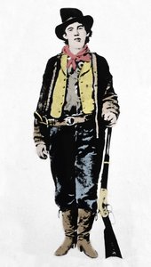 パット・ギャレット（1850-1908）、ジェームズ・ブレント、ジョン・ウィリアム・ポー（1850-1923）、リンカーン郡の保安官（1880-1882年頃）（1954年）。 作： Unknown artist