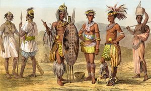 19世紀後半のエチオピアの人々、1903年出版（印刷物）
