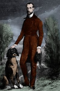 ペトリュス・ボレル・ドーテリーヴ（1809-1859）フランスの作家 - 19世紀のエングレーヴィング 作： Unknown artist