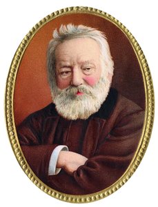 Portrait Of French Writer Victor Hugo - フランスの作家、ヴィクトル・ユーゴー（1802～1885）の肖像 - 19世紀後半のクロモリ写真。 作： Unknown artist