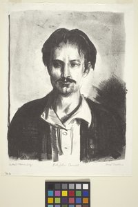 ジョン・キャロルの肖像（インク） 作： Unknown artist