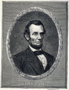 アメリカ合衆国大統領エイブラハム・リンカーン（1809年〜1865年）の肖像 作： Unknown artist