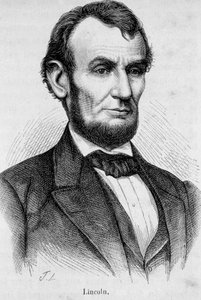 エイブラハム・リンカーンの肖像（1809年〜1865年） 第16代アメリカ合衆国大統領（1861年〜1865年
