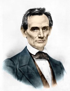 エイブラハム・リンカーン（1809-1865）第16代アメリカ合衆国大統領の肖像。