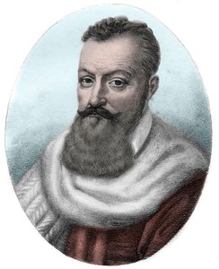 Portrait of Achilles de Harlay first president of parliament of Paris - Portrait of Achilles de Harlay, Comte de Beaumont Magistrat français premier président du Parlement (1536 - 1619) - 。 作： Unknown artist