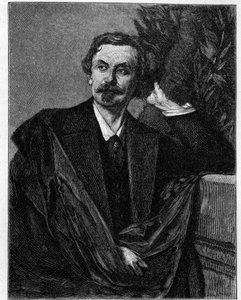 アドルフ・フリードリヒ・グラーフ・フォン・シャック（1815-1894）ドイツの詩人の肖像。