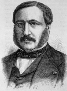 Adolphe Forcade de la Roquette (1820-1874)の肖像。 作： Unknown artist