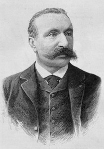 アルベール・ソレル（1842〜1906）の肖像。H.Martinの「Histoire de France」に掲載された19世紀末のエングレーヴィング。 作： Unknown artist