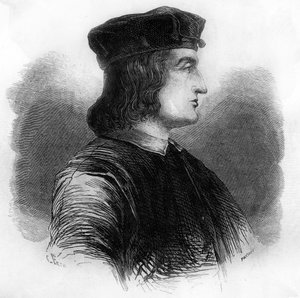 アルド・マヌージオ（アルデ・マヌーチェ）（1449～1515）の肖像。