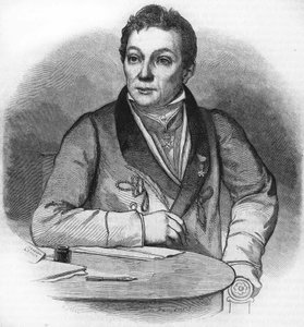 アレクサンドル・ルノワールの肖像。フランスの考古学者（1761年～1839年）。 作： Unknown artist