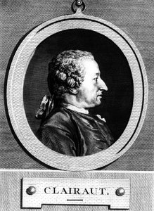 Alexis Claude CLAIRAUT (1713-1765) フランスの数学者の肖像。