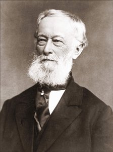アルフレッド・クルップ（1812〜1887）の肖像、1870〜1887年の撮影。 作： Unknown artist