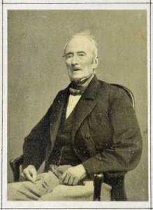 1867年、アルフォンス・ド・ラマルティーヌ（1790-1869）の肖像 作： Unknown artist