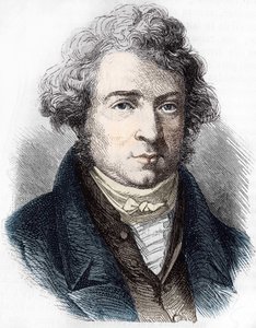 アンドレ・マリー・アンペール（1775～1836）フランスの物理学者の肖像。 作： Unknown artist