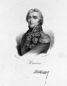 フランスの元帥、アンドレ・マセナ（1756～1817）の肖像。 作： Unknown artist