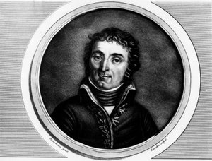 イタリア軍少将アンドレ・マッセナ（1756-1817）の肖像。フランス革命の歴史的絵画全集（全3巻）」に掲載されたエングレーヴィング。1804. 作： Unknown artist