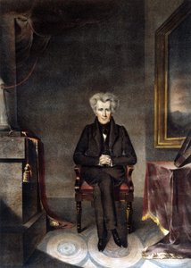 アンドリュー・ジャクソン（1767〜1845）の肖像 アメリカの政治家。 作： Unknown artist