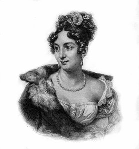 フランスの俳優、アンヌ・ブーテ（マドモアゼル・マルス）（1779～1847）の肖像 作： Unknown artist