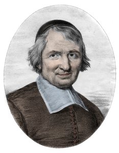 Antoine Arnauld dit le Grand Arnauld (1612-1694) の肖像 フランスの司祭、神学者、哲学者、数学者、ジャンセニストの一員 (Portrait of Antoine Arnauld French Roman Catholic theologian, philosopher, and mathematician, one of the leadi 作： Unknown artist