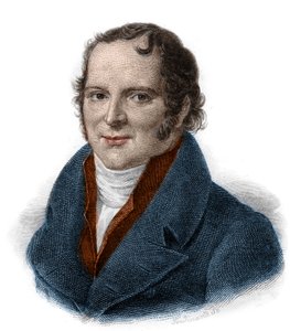 アントワーヌ・フランソワ（フルクロイ伯爵）の肖像（1755年～1809年） 化学者、博物学者、医師 19世紀のエングレーヴィング