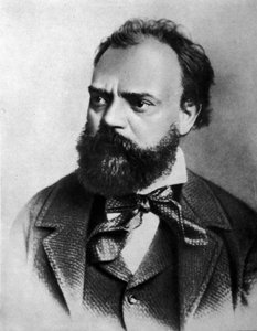 チェコの作曲家、アントン・ドヴォルザーク（1841〜1904）の肖像。 作： Unknown artist