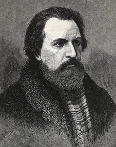 アポロ・グリゴーリエフ（1822-1865）の肖像 ロシアの詩人・評論家 -アポロ・グリゴーリエフ 詩人・文芸評論家・ロシアの演劇人-。 作： Unknown artist