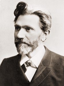 ドイツの政治家、アウグスト・ベーベル（1840-1913）の肖像