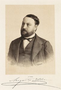 スペインの政治家Augusto ULLOA(1823-1879)の肖像。エングレーヴィング マドリード国立図書館 作： Unknown artist