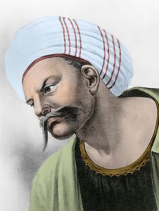 アヴェルローズ（イブン・ルシュド）の肖像 - アヴェルローズ（1126-1198）のラテン語名で知られるイブン・ルシュド（イブン・ルシュド）の肖像 作： Unknown artist