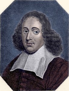 Baruch de Spinoza (1632 - 1677) オランダの哲学者、Bento de EspinosaまたはBenedictus de SpinozaまたはBenoit de Spinozaとも呼ばれる。エングレーヴィング