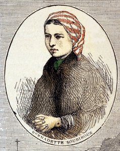 ベルナデット・スービロウス（1844-1879）の肖像。 作： Unknown artist