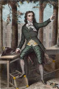 フランス革命期の政治家、カミーユ・デムーラン（1760-1794）の肖像 作： Unknown artist