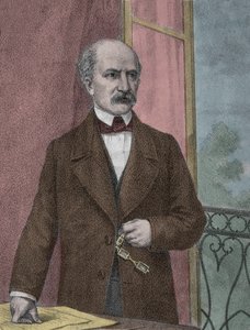 イタリアの愛国者、哲学者カルロ・カッタネオ（1801-1869）の肖像 - 愛国者、哲学者、政治思想家カルロ・カッタネオ（1801-1869）の肖像 作： Unknown artist