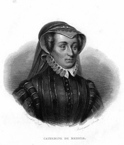カトリーヌ・ド・メディチ（Caterina de Medici）（1519 - 1589）の肖像。