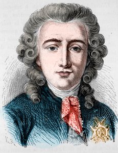 フランスの政治家Charles Alexandre de Calonne (1734 -1802)の肖像 - Henri Martinの「L