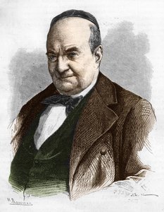 Charles Augustin Sainte Beuve (1804 - 1869) (Sainte-Beuve)のポートレート。作家、ジャーナリスト、文芸批評家として活躍した。