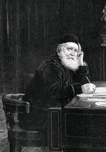 フランスの作曲家、シャルル・グノー（1818-1893）の肖像。 作： Unknown artist