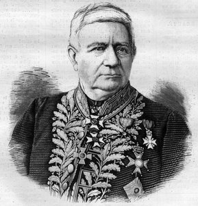 チャールズ・ジョセフ・パスカル・ドゥ・リューセマン（1808～1882）ベルギーの政治家の肖像-1882年の彫刻作品 作： Unknown artist