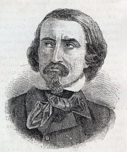 シャルル・ラグランジュの肖像 1804-1857 - フランス共和党の政治家 作： Unknown artist